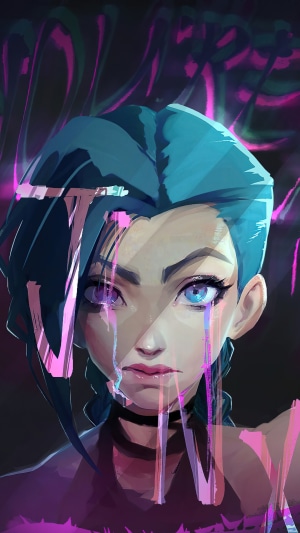 Jinx from Arcane League of Legends