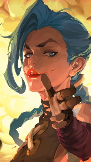 Jinx from Arcane Series and League of Legends