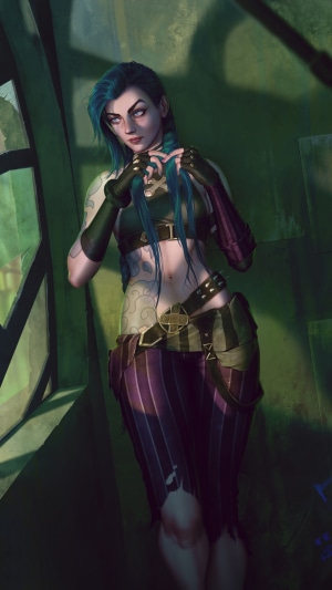 Jinx from Arcane League of Legends