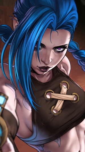 Jinx from Arcane and League of Legends