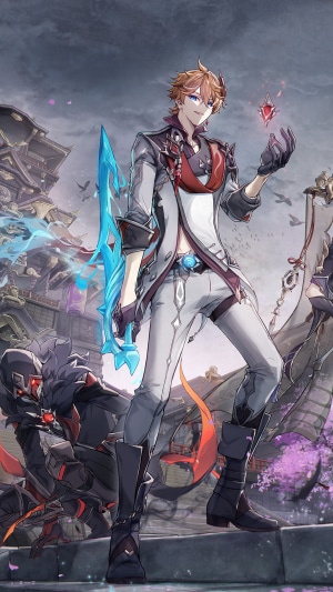 Tartaglia and Scaramouche from Genshin Impact