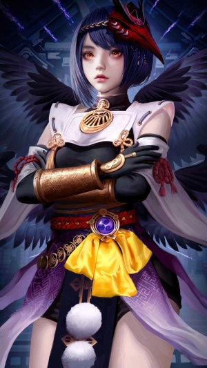 Kujou Sara from Genshin Impact