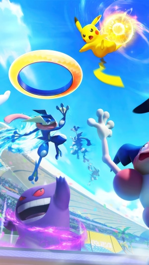 Pokemon Unite: Pikachu, Greninja, Gengar, and Mr. Mime
