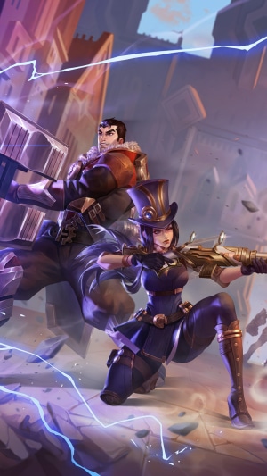 Caitlyn and Jayce from League of Legends