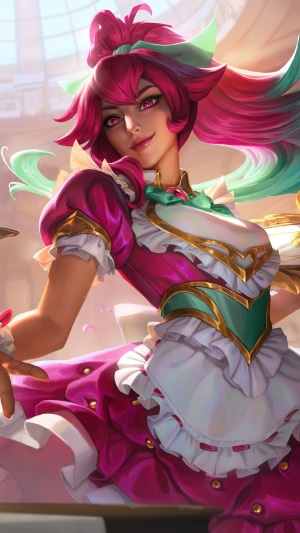 Sivir and Soraka Cafe Cuties from League of