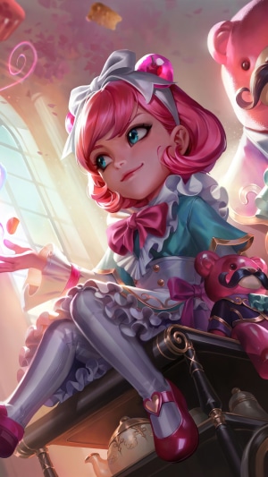 Annie from League of Legends Cafe Cuties Splash Art