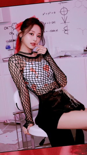 Tzuyu from TWICE in Formula of Love concept
