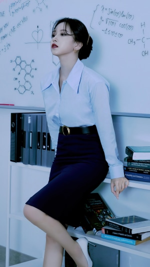 Myoui Mina from TWICE in Elegant Attire