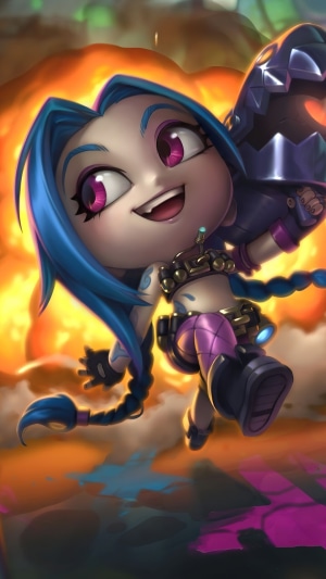 Chibi Jinx from League of Legends