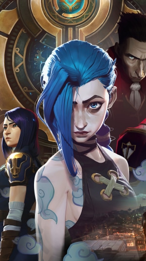 Jinx and Vi from Arcane