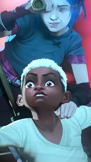 Jinx and Ekko from Arcane Series