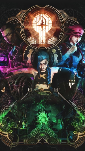 Arcane Series Jinx and Vi with Silco and Piltover