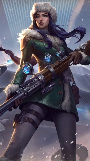 Caitlyn from League of Legends Splash Art