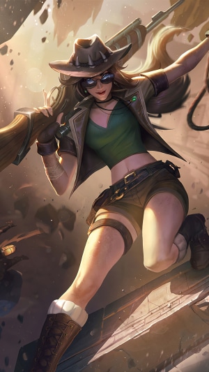Safari Caitlyn from League of Legends