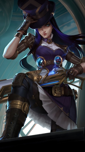 Caitlyn from League of Legends Splash Art