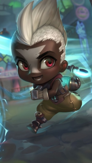 Ekko from League of Legends Chibi