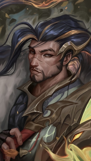 Dragonmancer Yasuo from League of Legends