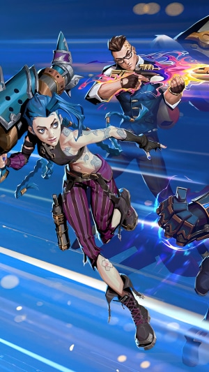 Jinx and Chamber from Arcane and Valorant