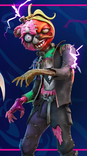 Fortnite Frankenstein-like character with stitched face