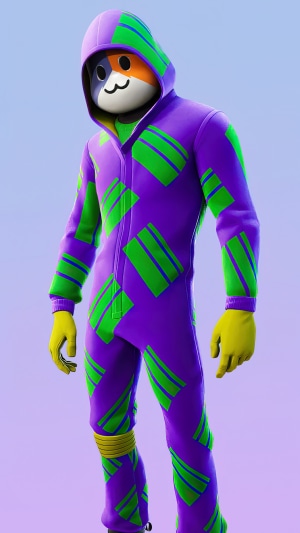 Meowscles in Pajamas from Fortnite