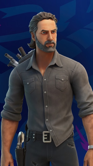Rick Grimes from The Walking Dead in Fortnite
