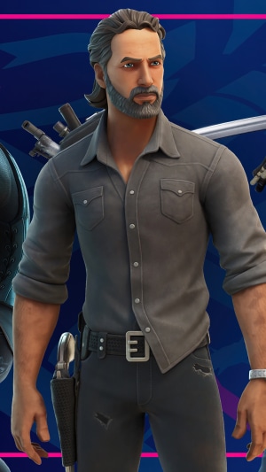 Rick Grimes from The Walking Dead in Fortnite