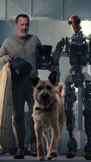 Finch with Dog and Robot