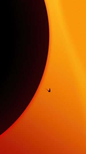 A lone figure on a desert planet from Dune