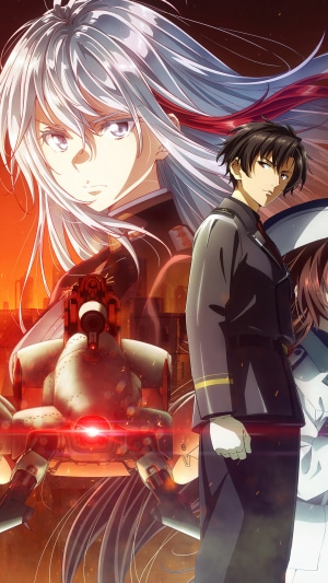 Lena and Shin from 86 - Eighty Six with a mech