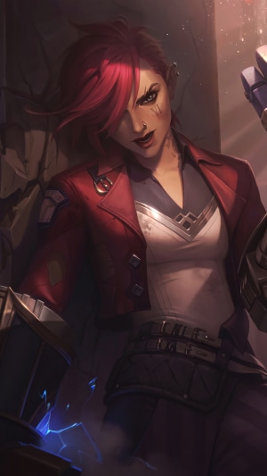 Vi from League of Legends Arcane Splash Art