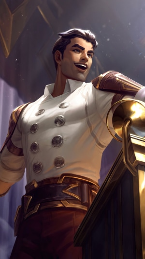 Jayce from League of Legends Splash Art