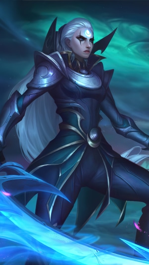 Diana from League of Legends in Battle Pose