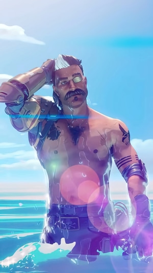 Fuse from Apex Legends in water