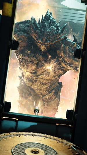 Monster in a containment unit from Rainbow Six Extraction