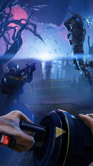 Rainbow Six Extraction characters in combat
