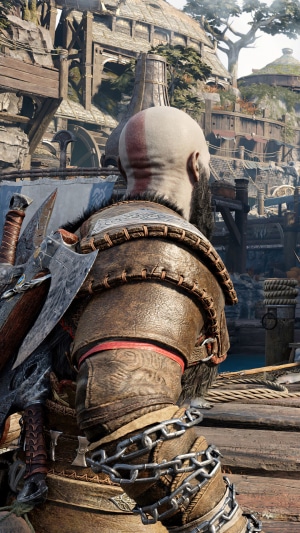 Kratos from God of War Ragnarok