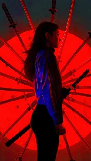 Yakuza Princess with Katanas
