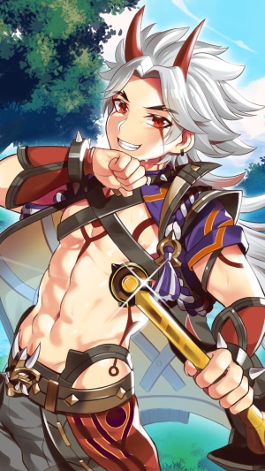 Arataki Itto from Genshin Impact