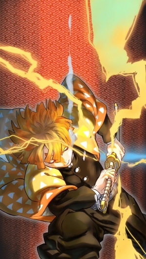 Zenitsu Agatsuma from Demon Slayer: Kimetsu no Yaiba
