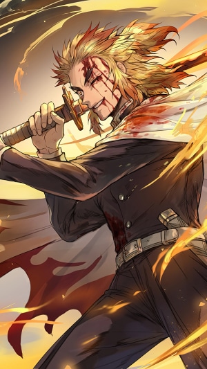 Kyojuro Rengoku from Demon Slayer Kimetsu no Yaiba