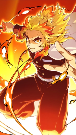 Kyojuro Rengoku from Demon Slayer Kimetsu no Yaiba