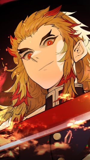 Kyojuro Rengoku from Demon Slayer Kimetsu no Yaiba