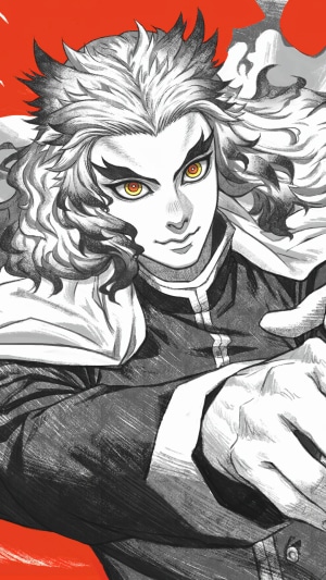 Kyojuro Rengoku from Demon Slayer Kimetsu no Yaiba