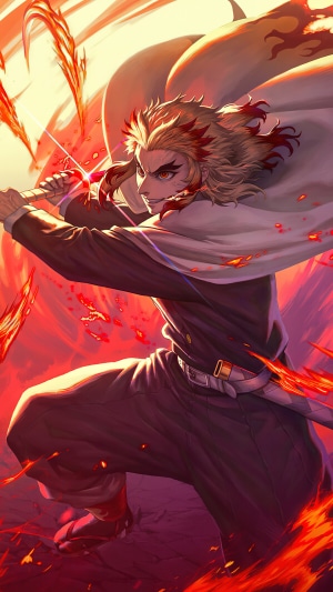 Kyojuro Rengoku from Demon Slayer Kimetsu no Yaiba