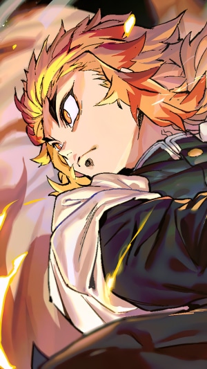 Kyojuro Rengoku from Demon Slayer Kimetsu no Yaiba