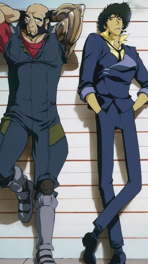 Spike Spiegel and Jet Black from Cowboy Bebop