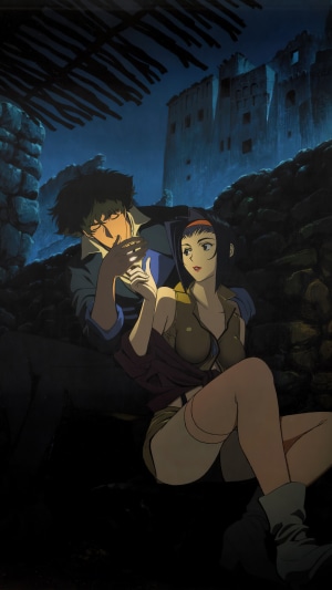Spike Spiegel and Faye Valentine from Cowboy Bebop