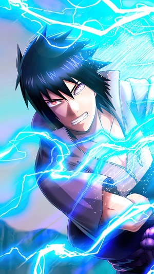 Sasuke Uchiha using Chidori