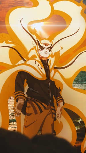 Naruto Uzumaki in Baryon Mode from Naruto