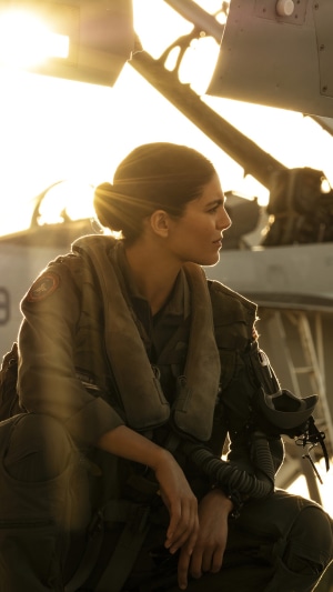Monica Barbaro in Top Gun Maverick
